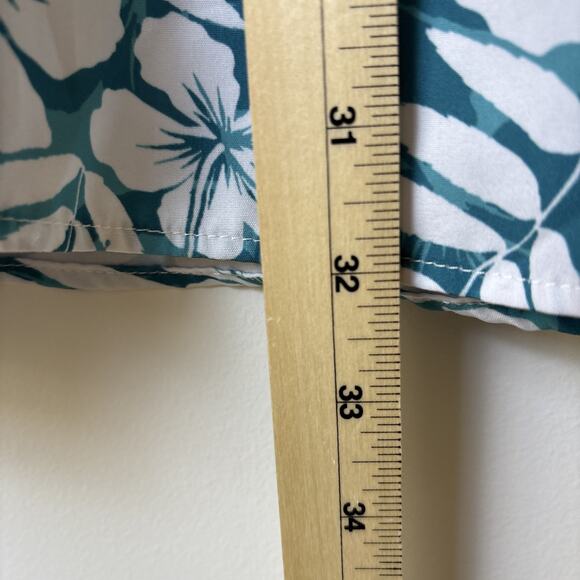 Tunevuse Hawaiian Shirt Mens XXL Blue Palm Stretch Cruise Resort - Picture 6 of 8